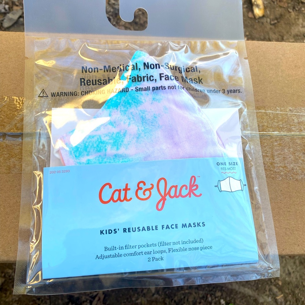Cat and Jack Kids Reusable Masks!!!